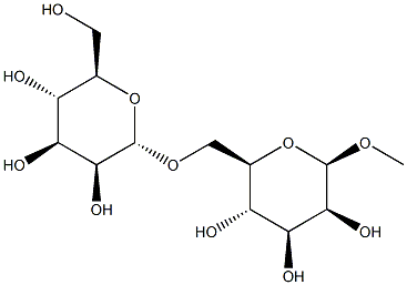 METHYL 6-O-(ALPHA-D-MANNOPYRANOSYL)-BETA-D-MANNOPYRANOSIDE 结构式