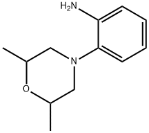 2-(2,6-二甲基吗啉)苯胺 结构式