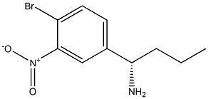 (1S)-1-(4-BROMO-3-NITROPHENYL)BUTYLAMINE 结构式