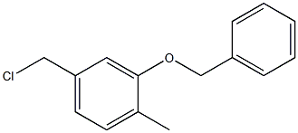 4-METHYL-3-BENZYLOXYBENZYL CHLORIDE 结构式