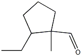 Ethylmethylcyclopentanal 结构式