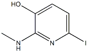 3-Hydroxy-6-iodo-2-methylaminopyridine 结构式