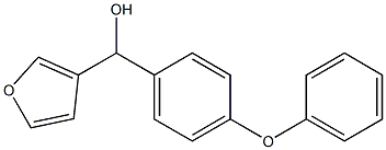 3-Furyl-(4-phenoxyphenyl)methanol 结构式