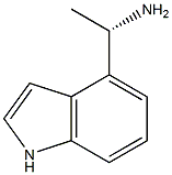 (1S)-1-INDOL-4-YLETHYLAMINE 结构式