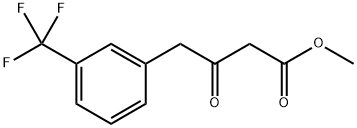 3-OXO-4-(3-TRIFLUOROMETHYL-PHENYL)-BUTYRIC ACID METHYL ESTER 结构式