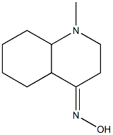 (4E)-1-METHYLOCTAHYDROQUINOLIN-4(1H)-ONE OXIME 结构式