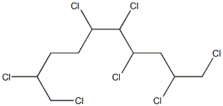 1,2,4,5,6,9,10-HEPTACHLORODECANE 结构式