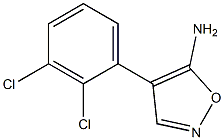 4-(2,3-Dichlorophenyl)isoxazol-5-amine 结构式
