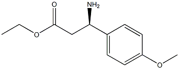 (R)-3-AMINO-3-(4-METHOXYPHENYL)PROPIONIC ACID ETHYL ESTER 结构式
