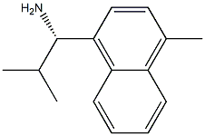 (1S)-2-METHYL-1-(4-METHYLNAPHTHYL)PROPYLAMINE 结构式