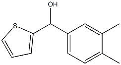 3,4-DIMETHYLPHENYL-(2-THIENYL)METHANOL 结构式