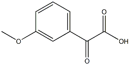 2-(3-甲氧基苯基)-2-氧代乙酸 结构式
