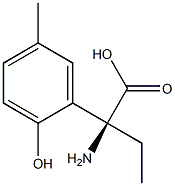 (2S)-2-AMINO-2-(2-HYDROXY-5-METHYLPHENYL)BUTANOIC ACID 结构式