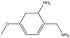 2-(AMINOMETHYL)-5-METHOXYCYCLOHEXA-2,4-DIEN-1-AMINE 结构式