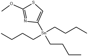 2-甲氧基-4-(三正丁基锡)噻唑 结构式