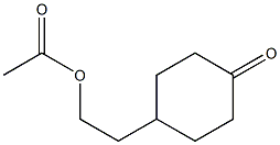 ACETIC ACID 2-(4-OXO-CYCLOHEXYL)-ETHYL ESTER 结构式