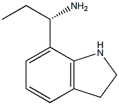 (1S)-1-INDOLIN-7-YLPROPYLAMINE 结构式