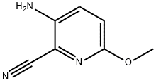 3-氨基-6-甲氧基吡啶甲腈 结构式