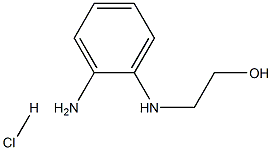 2-[(2-AMINOPHENYL)AMINO]ETHANOL HYDROCHLORIDE 结构式