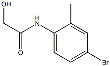N-(4-BROMO-2-METHYLPHENYL)-2-HYDROXYACETAMIDE 结构式