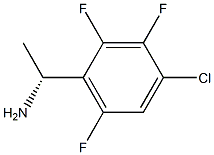 (1R)-1-(4-Chloro-2,3,6-trifluorophenyl)ethylamine 结构式