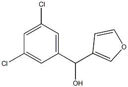 3,5-DICHLOROPHENYL-(3-FURYL)METHANOL 结构式