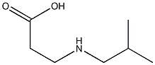 3-(ISOBUTYLAMINO)PROPANOIC ACID 结构式