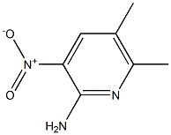 5,6-DIMETHYL-3-NITROPYRIDIN-2-AMINE 结构式