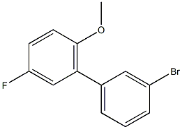 3-BROMO-3'-FLUORO-6'-METHOXYBIPHENYL 结构式