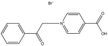 4-CARBOXY-1-(2-OXO-2-PHENYLETHYL)-PYRIDINIUM BROMIDE 结构式