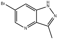 6-溴-3-甲基-1H-吡唑并(4,3-B)吡啶 结构式