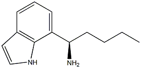 (1R)-1-INDOL-7-YLPENTYLAMINE 结构式