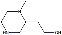 2-(1-METHYL-PIPERAZIN-2-YL)-ETHANOL 结构式