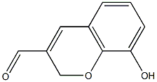 8-HYDROXY-2H-CHROMENE-3-CARBALDEHYDE 结构式