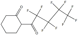 2-(PERFLUOROPENTANOYL)CYCLOHEXANONE 结构式