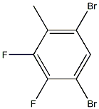 1,5-DIBROMO-2,3-DIFLUORO-4-METHYLBENZENE 结构式