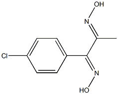 1-(4-CHLORO-PHENYL)-PROPANE-1,2-DIONE DIOXIME 结构式