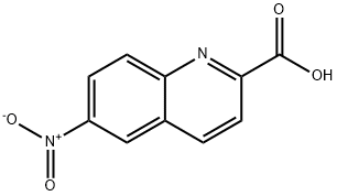 6-NITROQUINOLINE-2-CARBOXYLIC ACID 结构式