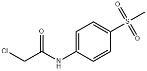 2-氯-N-(4-甲磺酰基苯基)乙酰胺 结构式