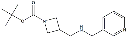 1-BOC-3-([(PYRIDIN-3-YLMETHYL)-AMINO]-METHYL)-AZETIDINE 结构式