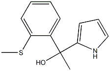 1-METHYL-2-PYRROLYL-(2-METHYLTHIOPHENYL)METHANOL 结构式