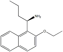 (1R)-1-(2-ETHOXYNAPHTHYL)BUTYLAMINE 结构式