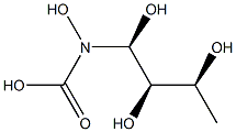 5-AMINO-6-CARBOXYLIC-1-DEOXY-D-GLUCOPYRANOSE 结构式