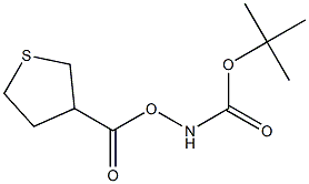 3-TERT-BUTOXYCARBONYLAMINO-TETRAHYDRO-THIOPHENE-3-CARBOXYLIC ACID 结构式
