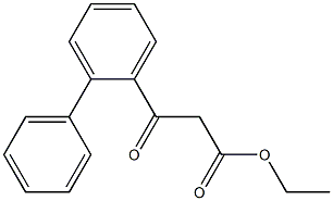 ETHYL (2-PHENYLBENZOYL)ACETATE 结构式