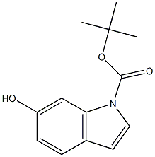 N-BOC-6-羟基吲哚 结构式