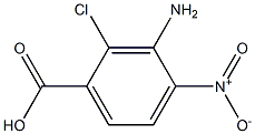 3-AMINO-2-CHLORO-4-NITRO-BENZOIC ACID 结构式