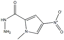 1-Methyl-4-nitro-1H-pyrrole-2-carbohydrazide 结构式
