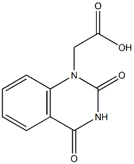 (2,4-DIOXO-3,4-DIHYDROQUINAZOLIN-1(2H)-YL)ACETIC ACID 结构式