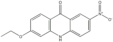 6-ETHOXY-2-NITRO-10H-ACRIDIN-9-ONE 结构式